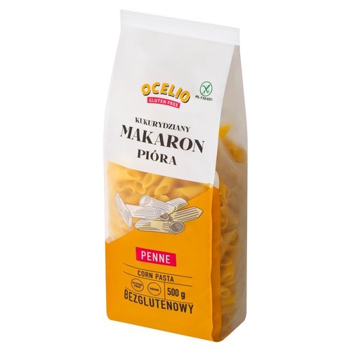 Makaron kukurydziany penne, bezglutenowy Ocelio 500 g
